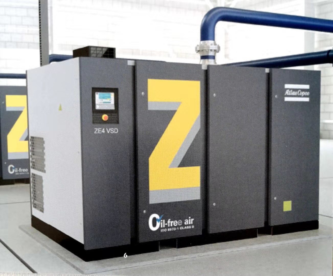 ZE和ZA(VSD)低压无油螺杆式压缩机